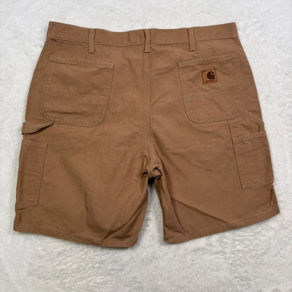 VTG Y2K Carhartt Carpenter Shorts Mens 40 Brown Desert B25 SDL Duck Canvas Work